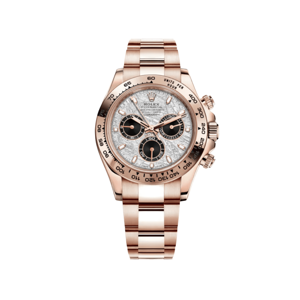 Rolex Daytona 116505 Mostrador de meteorito em ouro rosa