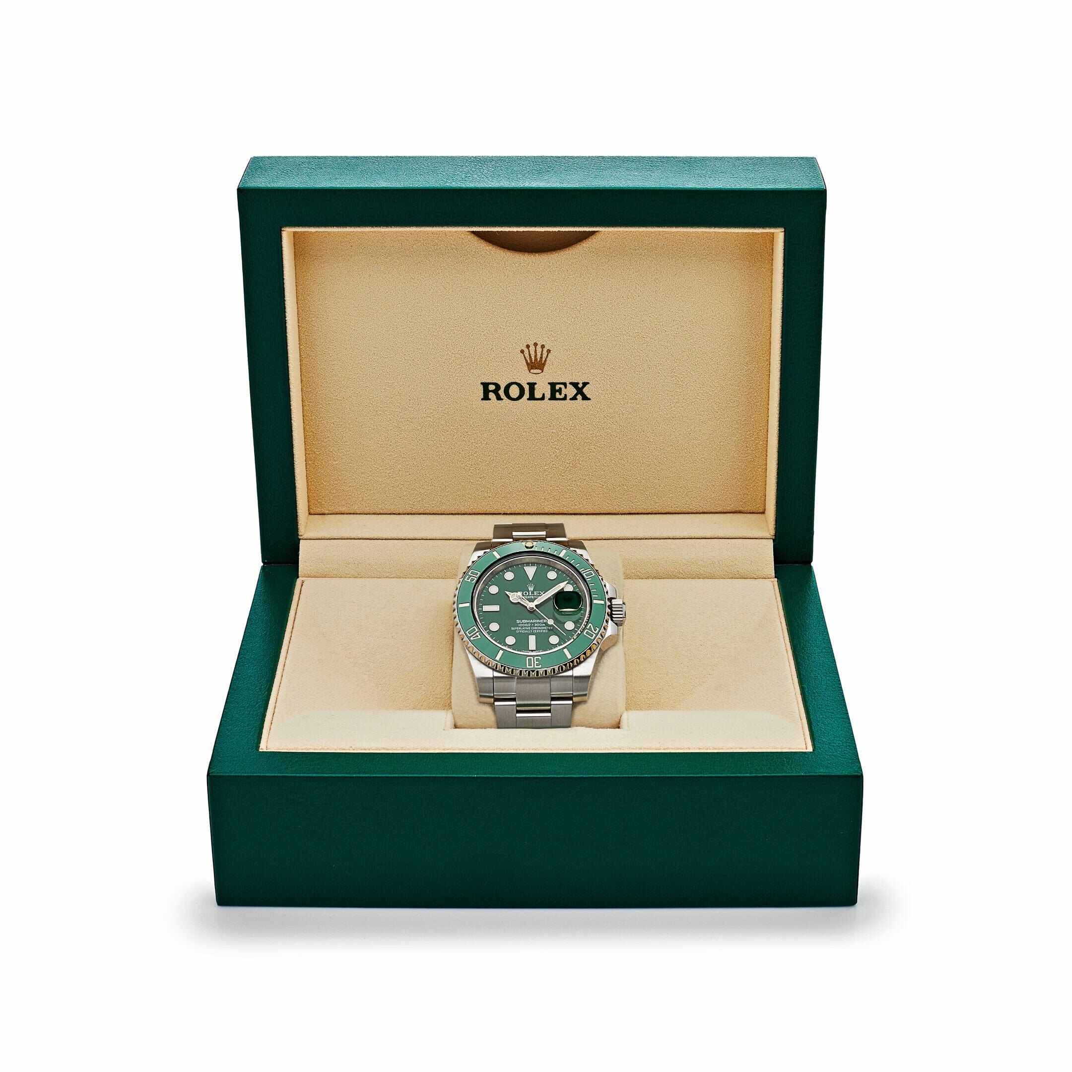 Rolex Submariner Date 116610LV 'Hulk' Aço Inoxidável Mostrador Verde